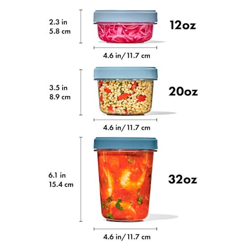 OXO Good Grips Twist & Stack Container 4 Pack 946ml
