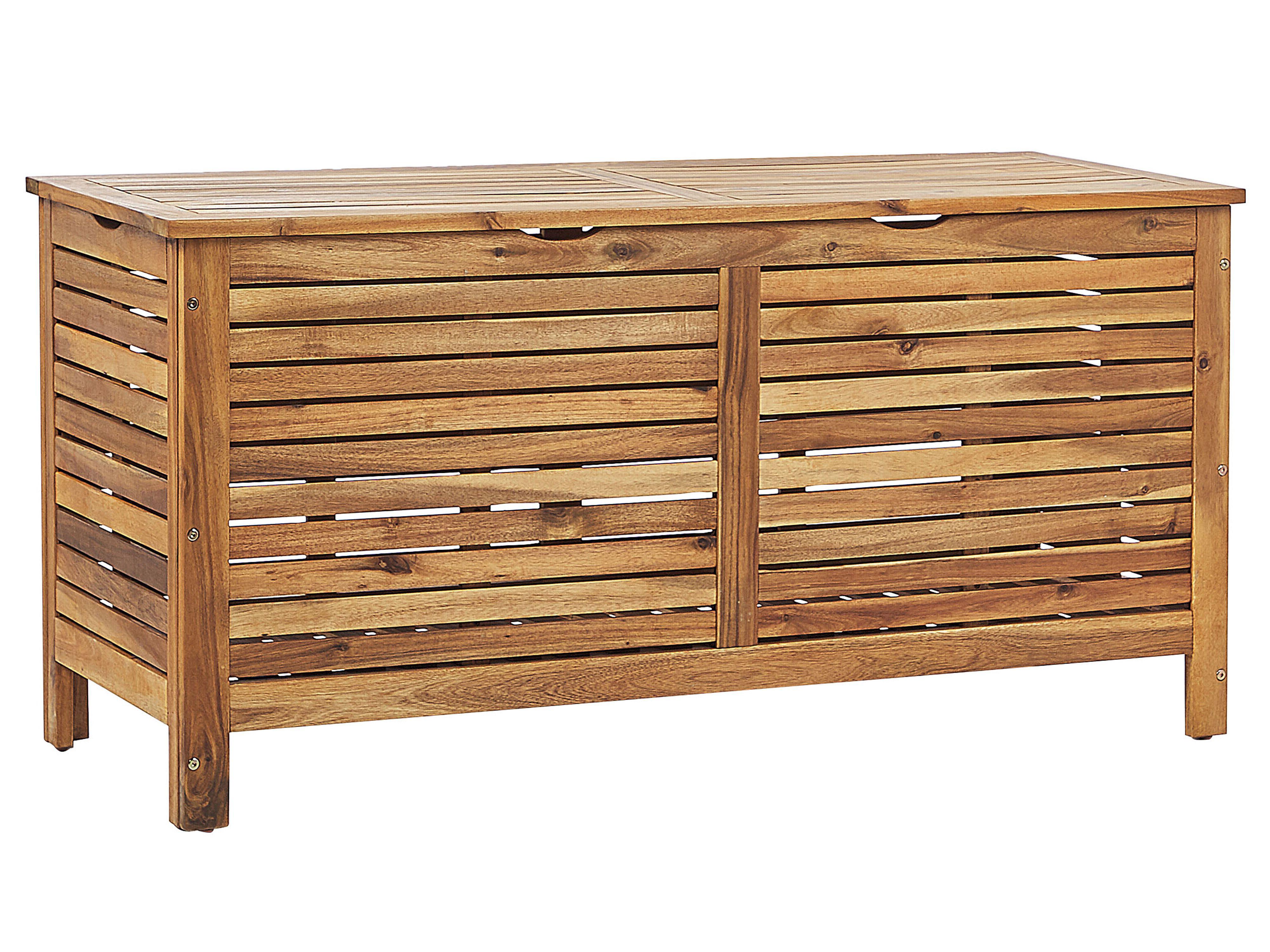 Storage Box RIVIERA 130 cm 48 cm Light Brown