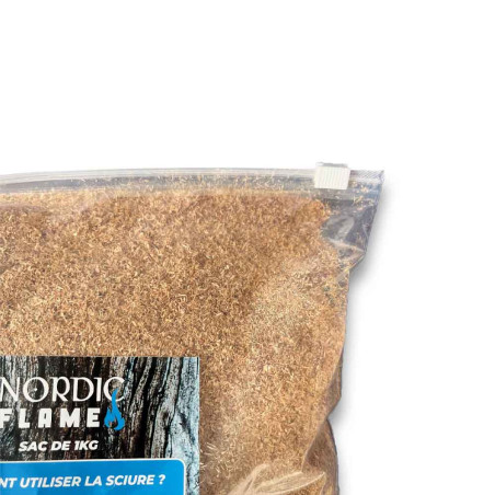 Sciure de bois de Hêtre 1 kg pour fumoir - Nordic Flame