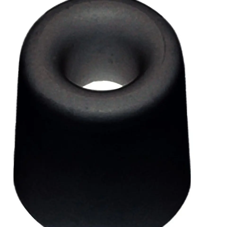QlinQ Deurbuffer - deurstopper - zwart - rubber - 50 x 35 mm