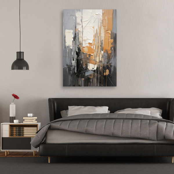 Feeby Obraz do salonu, Abstrakcja Miasto Tekstura 40x60