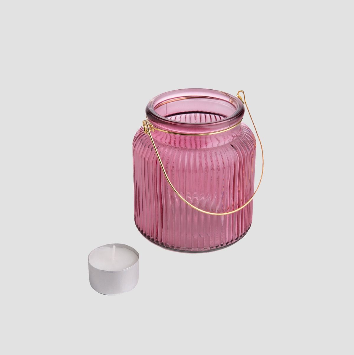 Lampion FIG różowy 10 x 11 cm