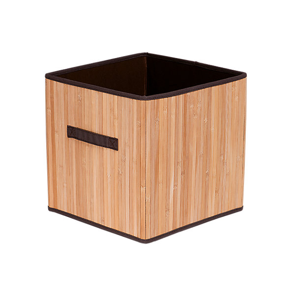 Panier de rangement cube Hanoi bambou