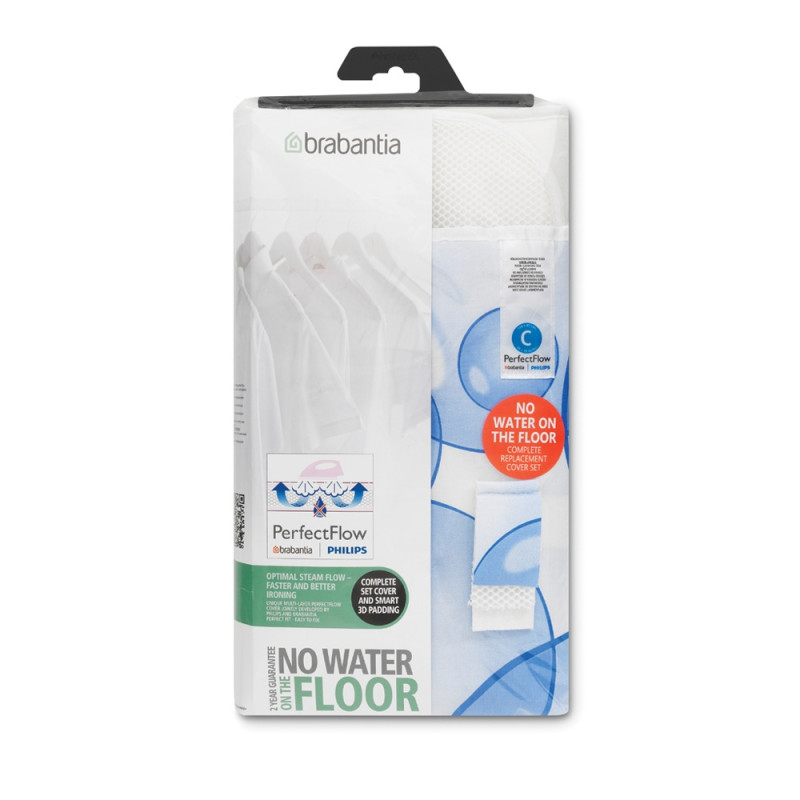 Housse pour table à repasser PerfectFlow 127 x 45 cm BRABANTIA