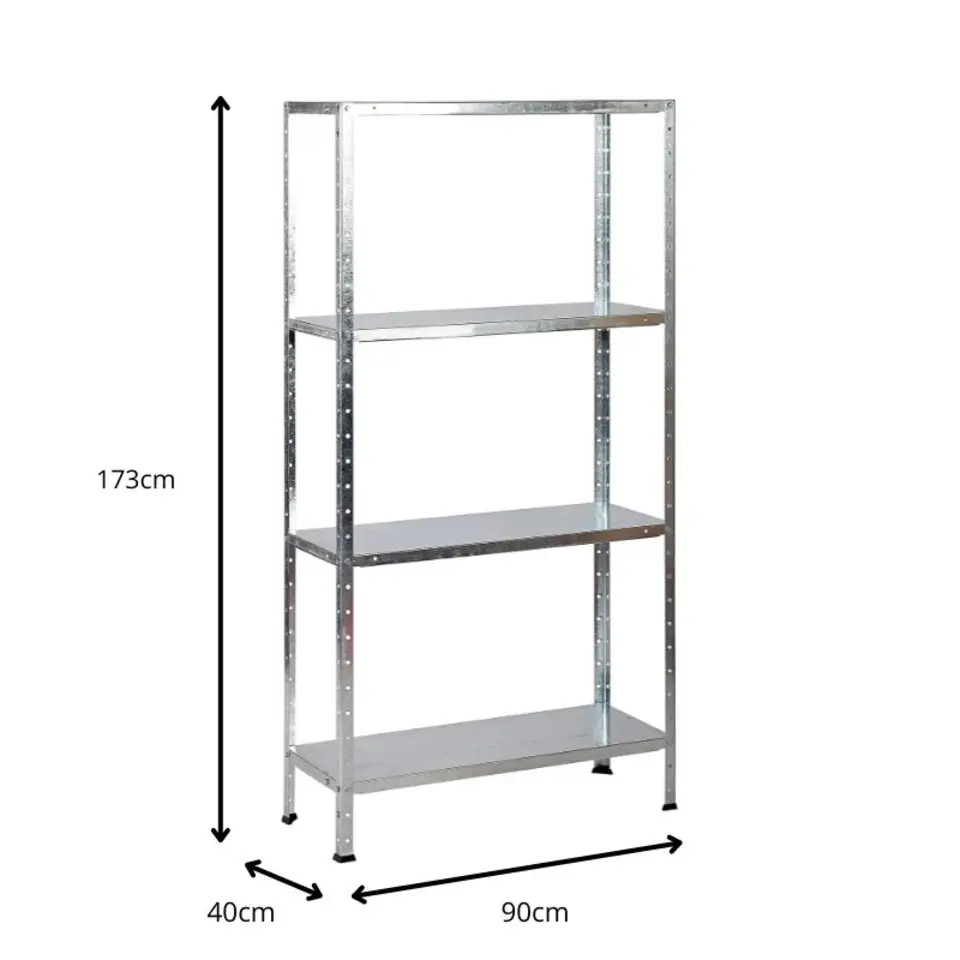 Avasco Stellingkast Metaal - Opbergrek Clicker 85 - 173x90x40 cm