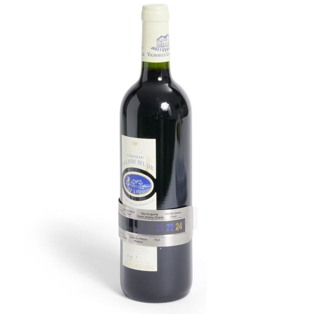 Thermomètre à vin en contour bouteille