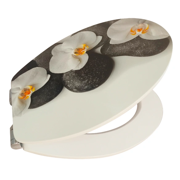 WC-Sitz »Orchidea«, Soft-Close, Take-Off, MDF