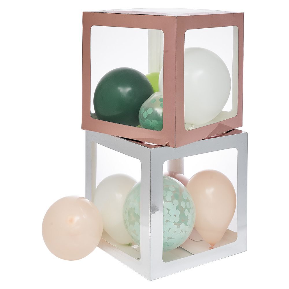 Cube à ballons 30x30x30cm