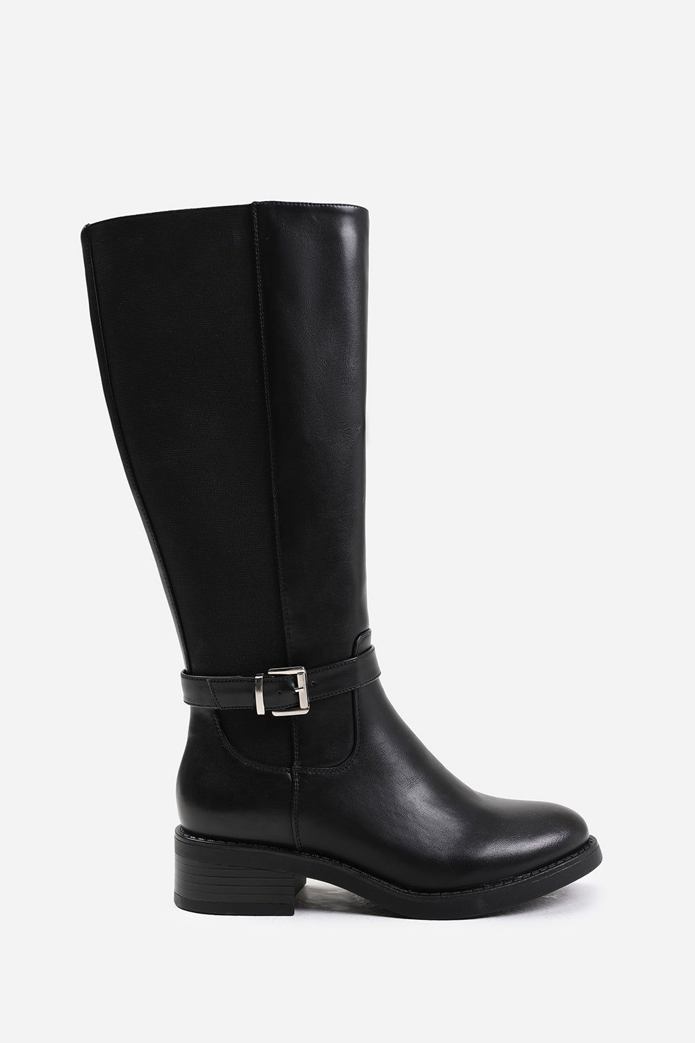Where's That From Bode' Knee High Boots With Buckle Detail