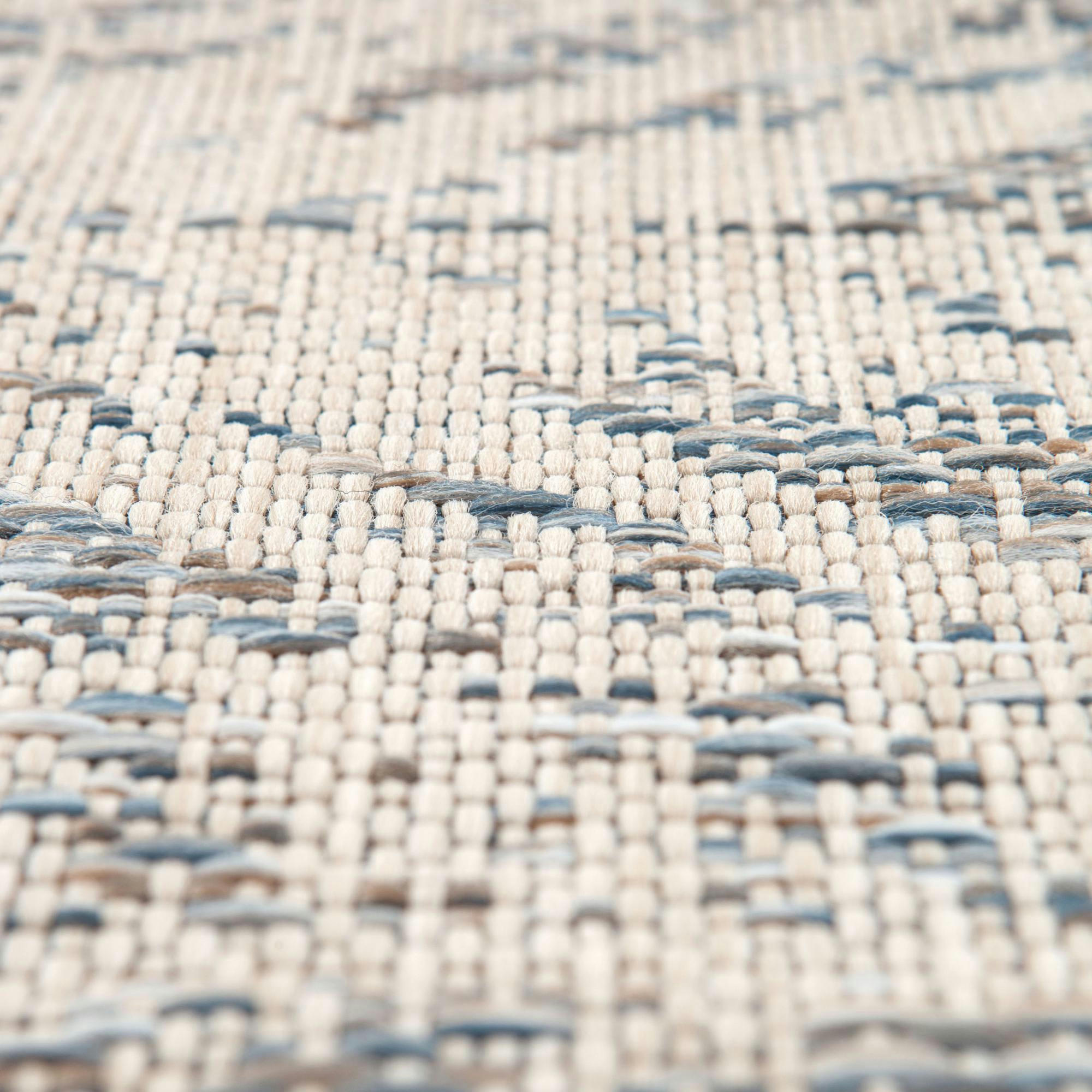 EVORA - Tapis  outdoor en polypropylene acier 60 x 110