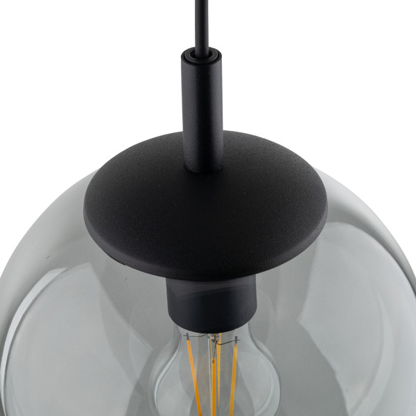 Tk Lighting Lampa Wisząca Esme Grafitowa 1xE27 170cm