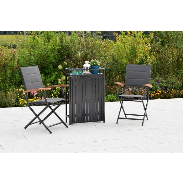 Balkonset »Paxos«, 3 tlg., 2 Sitzplätze, Aluminium