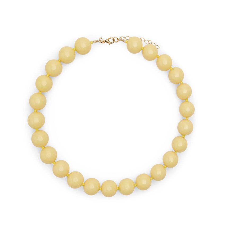 Manfield Gele kralenketting