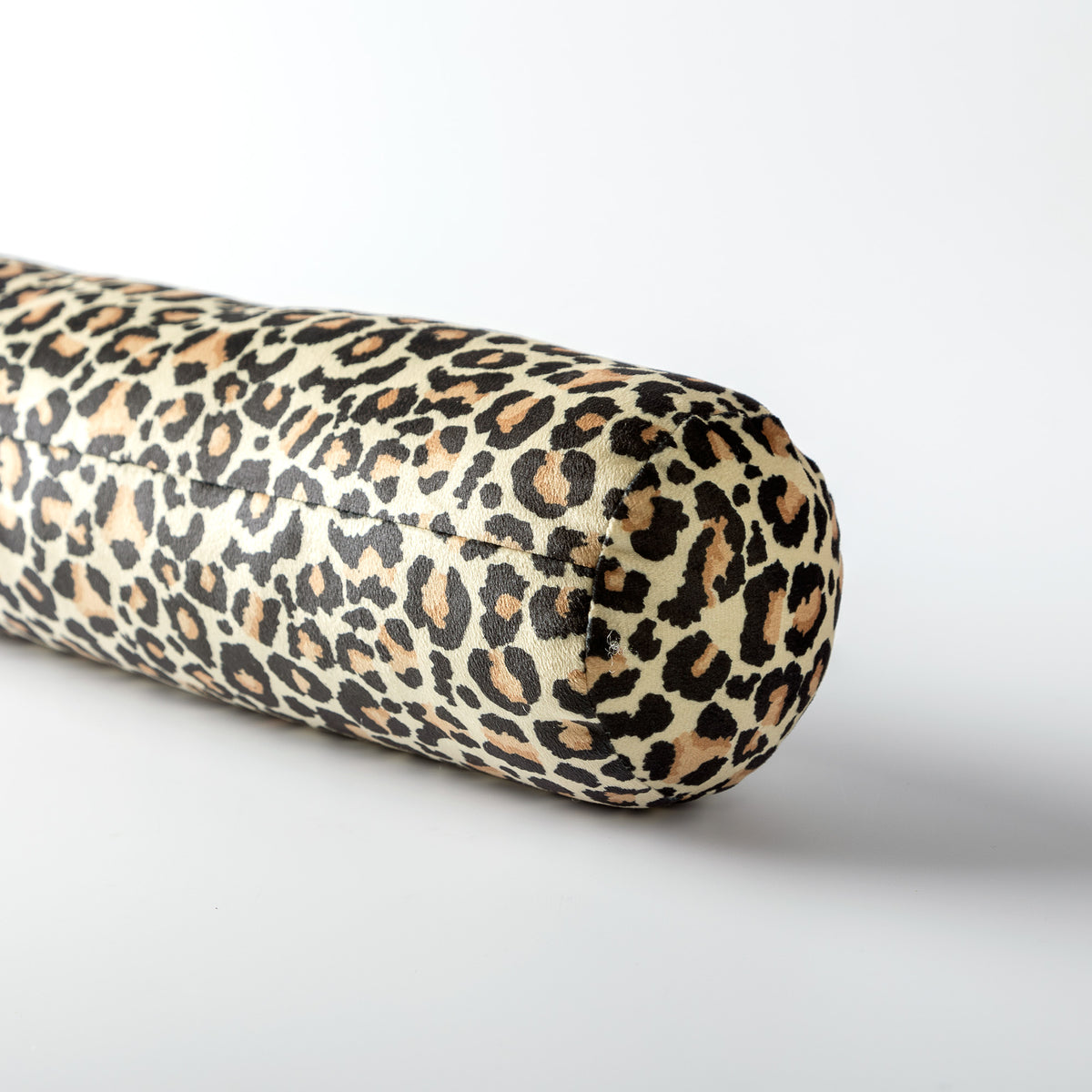 RENNALA - tochtstopper 90x10 cm - velvet - dierenprint - Semolina - beige