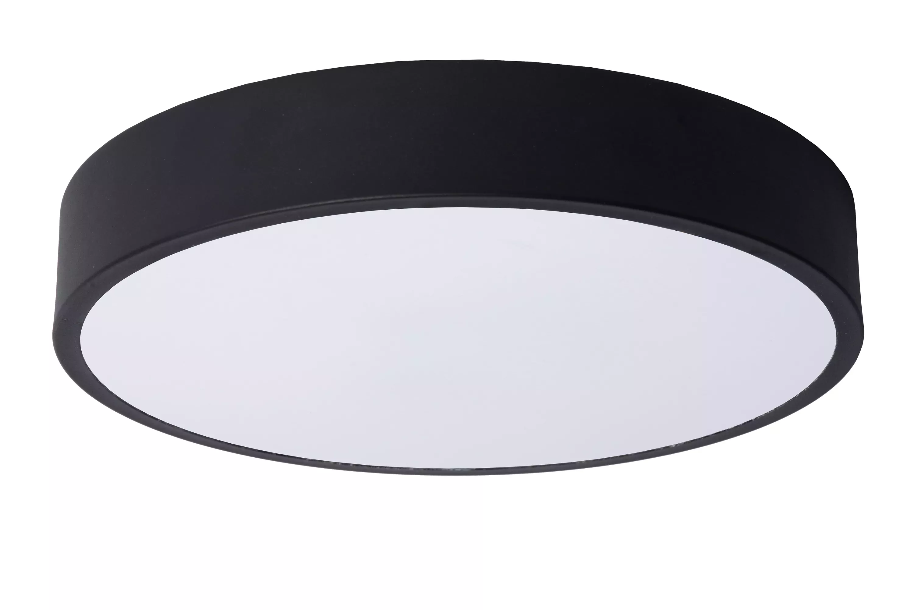 Plafon UNARokrągły czarno-biały LED 1x18W 30cm 1260lm IP20 Lucide
