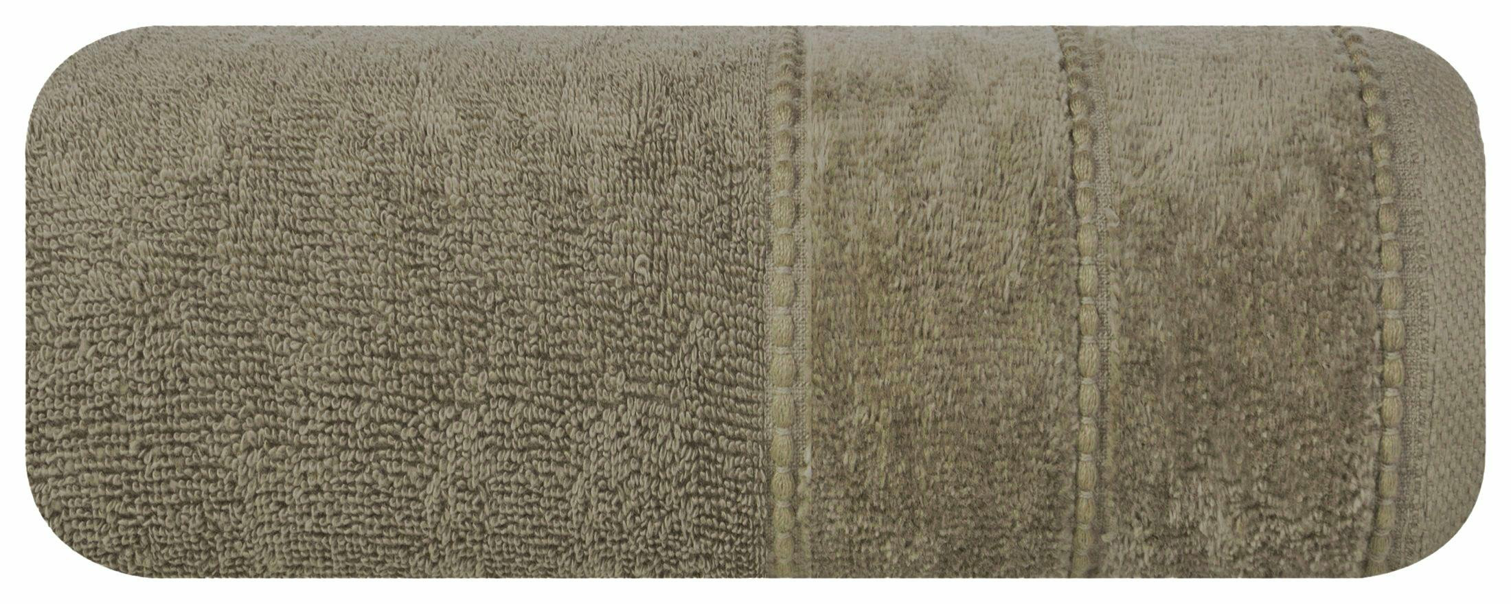 Ręcznik Mari 30x50 brązowy jasny 500g/m2 frotte