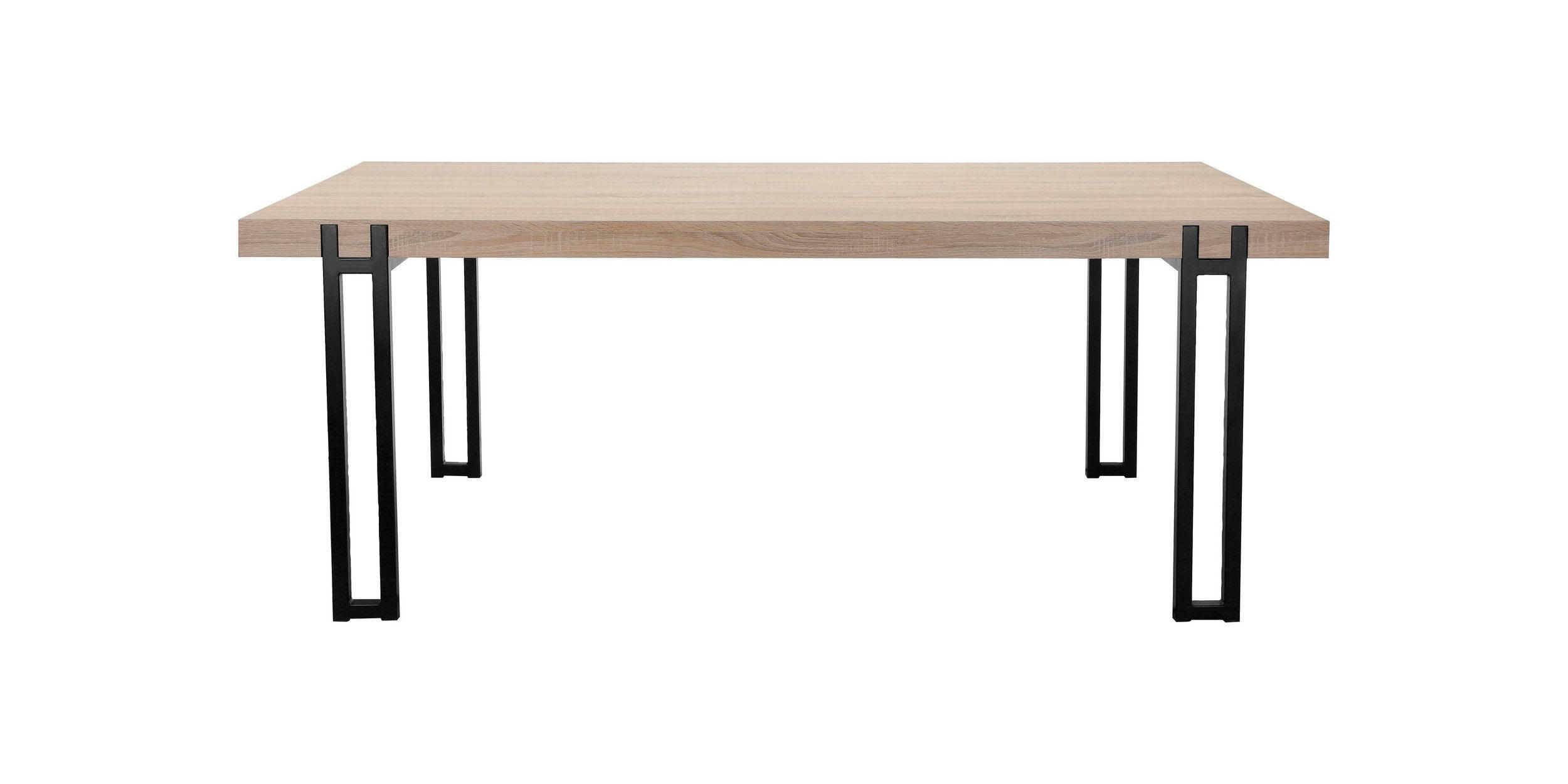 AZUMA - Table de salle à manger 160x90 cm Chêne sauvage