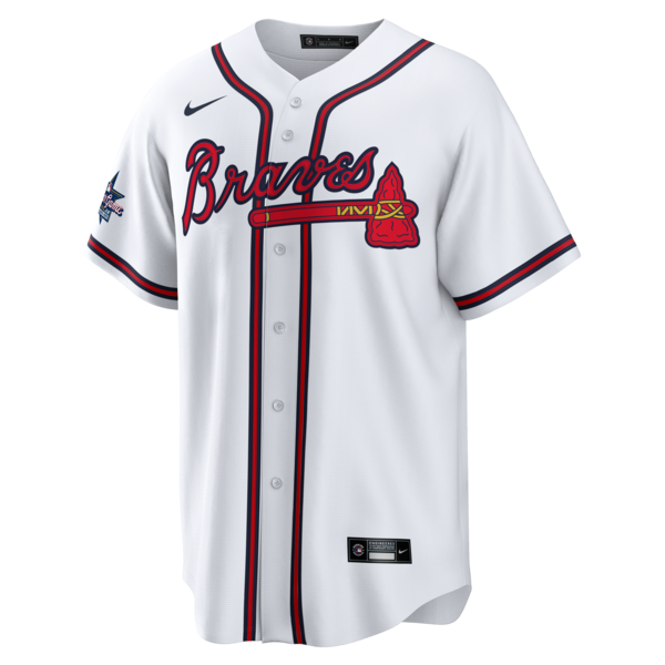 Deion Sanders Atlanta Braves Nike Home Retired Player Replica Jersey - White