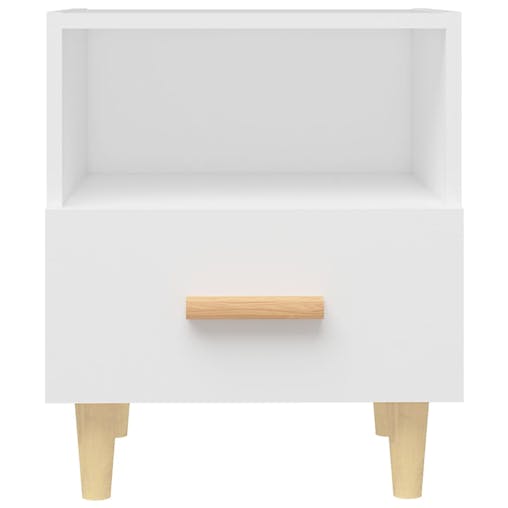 NNEVL Bedside Cabinets 2 pcs White 40x35x47 cm