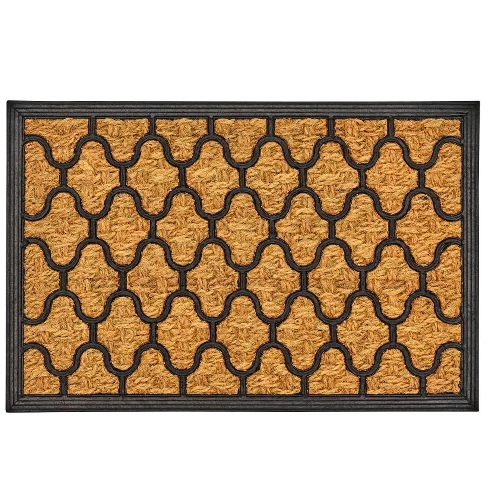 - Paillasson en caoutchouc et fibres de coco 60x40cm