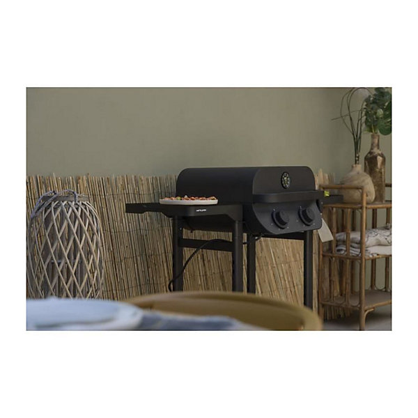 Barbecue électrique - COOK IN GARDEN - Flavo - 100% grille - Fonte émaillée - L.48,5 x l.41,5 cm - 2500 W - 5 positions