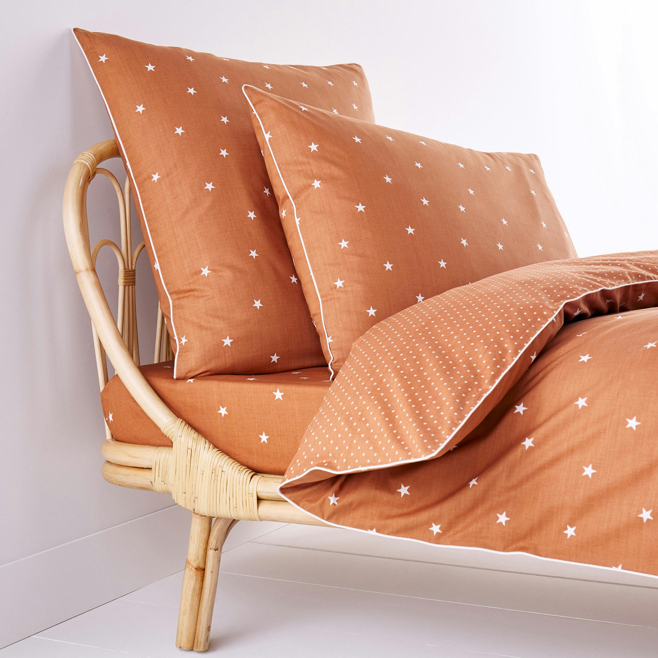 Housse de couette percale coton biologique, Stella