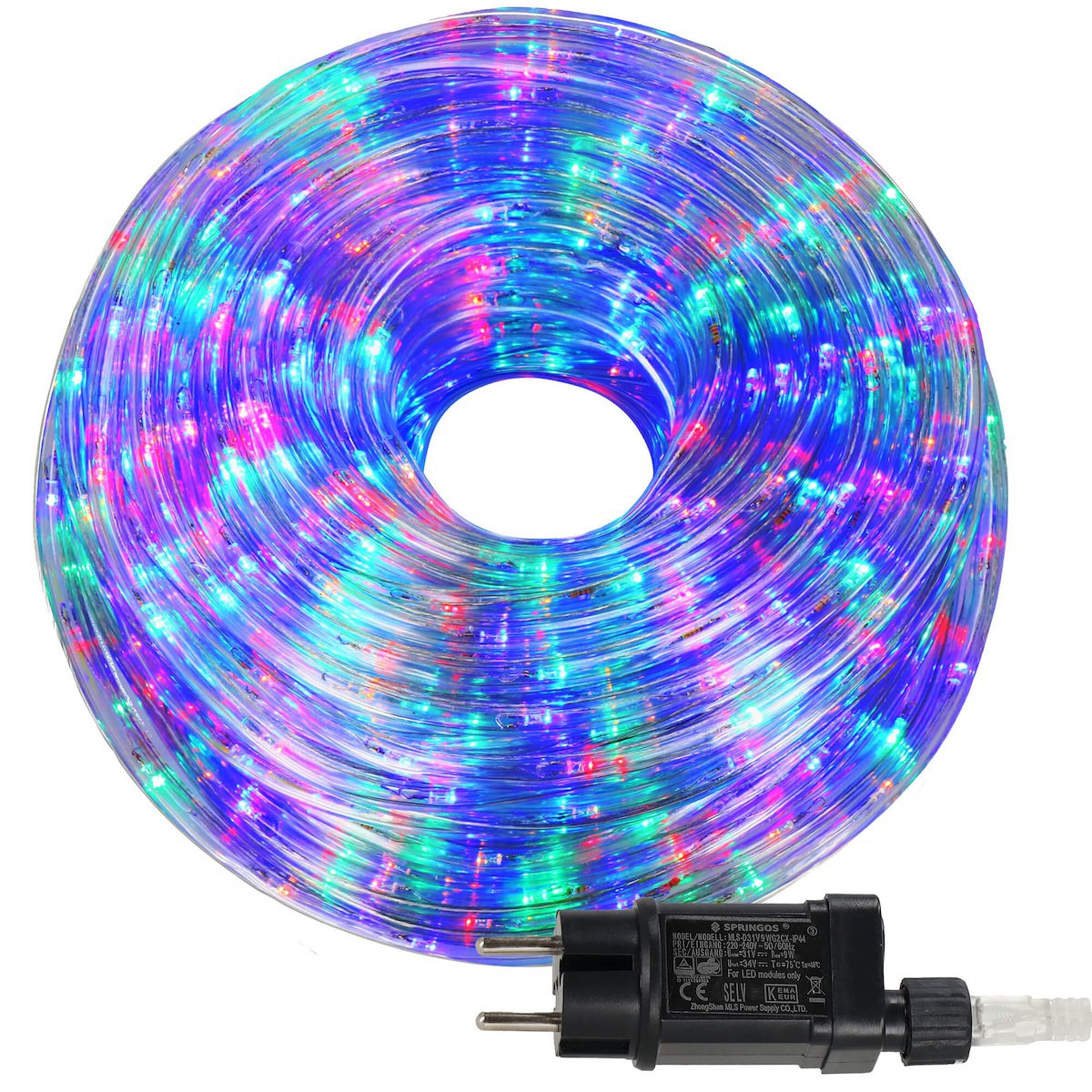 Wąż świetlny 21,5 m multikolor 480 Led z programatorem IP44