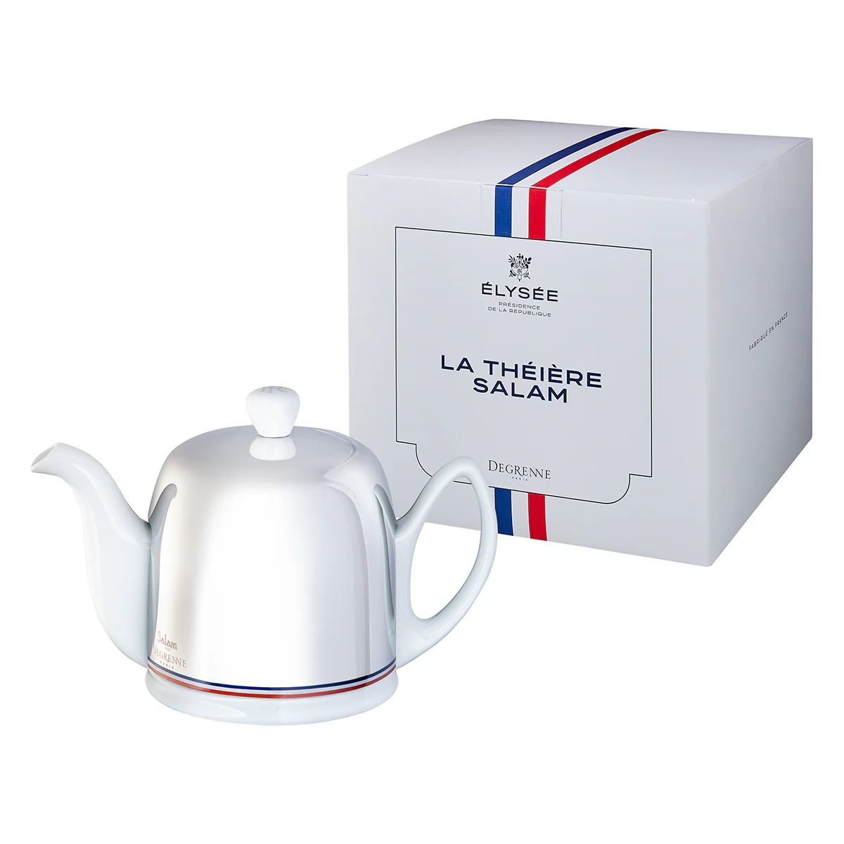 Théière 4 tasses cloche miroir République française