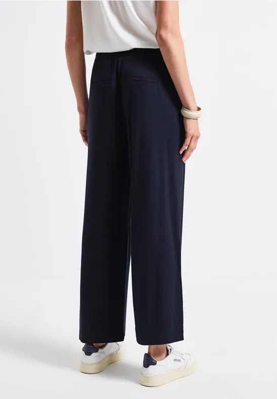 Wide Leg Hose mit Jogg Bund