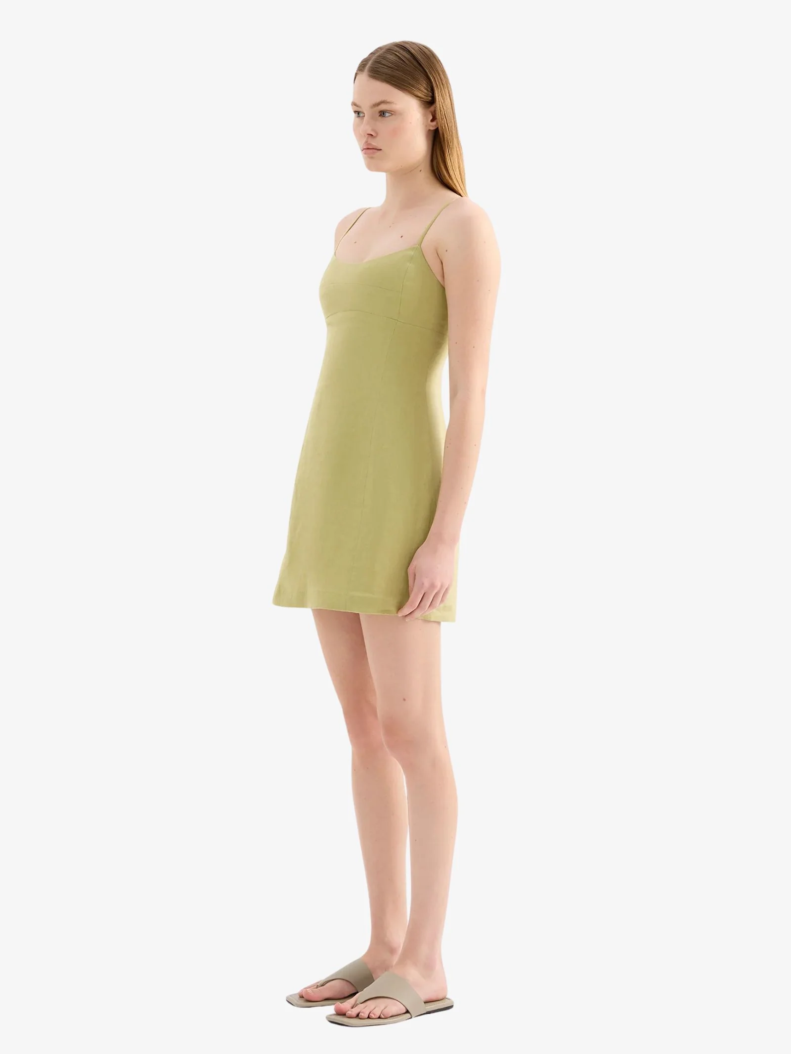 Carmela Linen Mini Dress