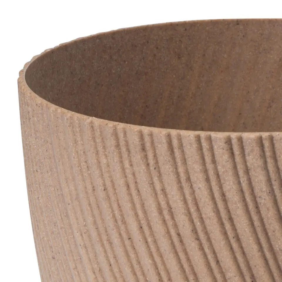 Form Plastic Plantenpot - kunststof - lichtbruin - D23 x H20 cm