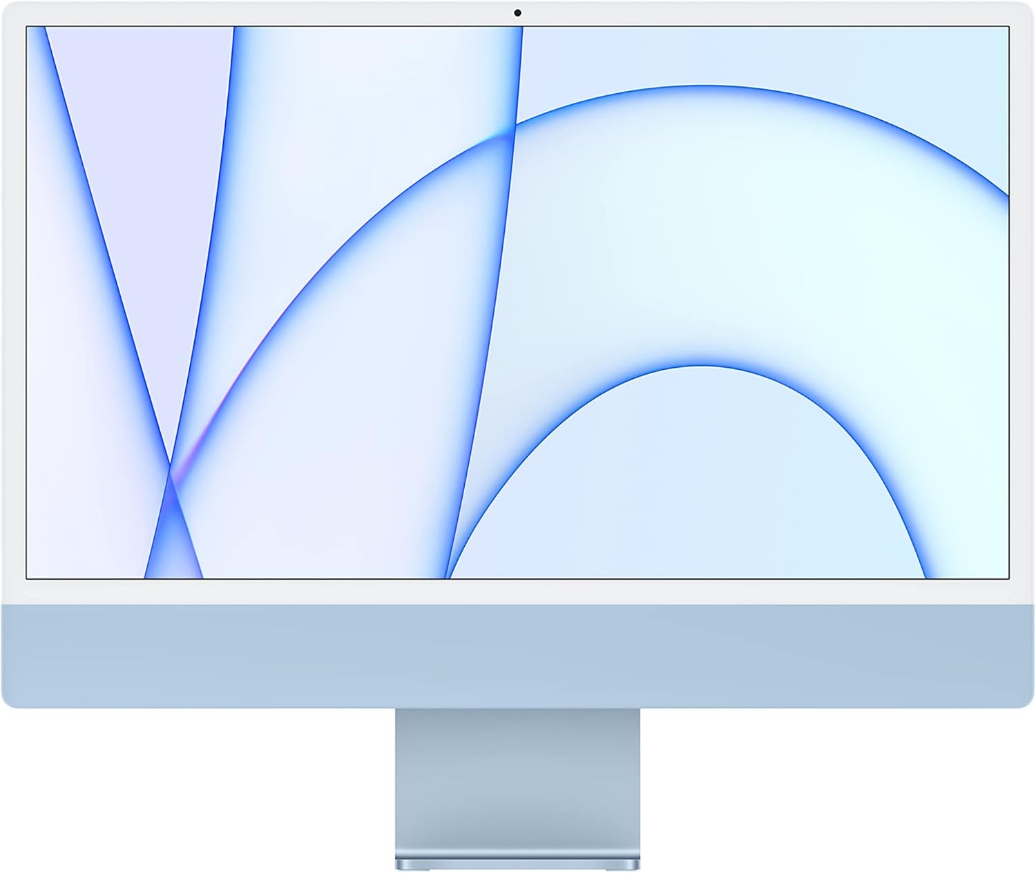 Apple 2021 iMac with Apple M1 Chip with 8-core CPU 24-inch  8GB RAM  256GB SSD Storage Blue (Renewed)