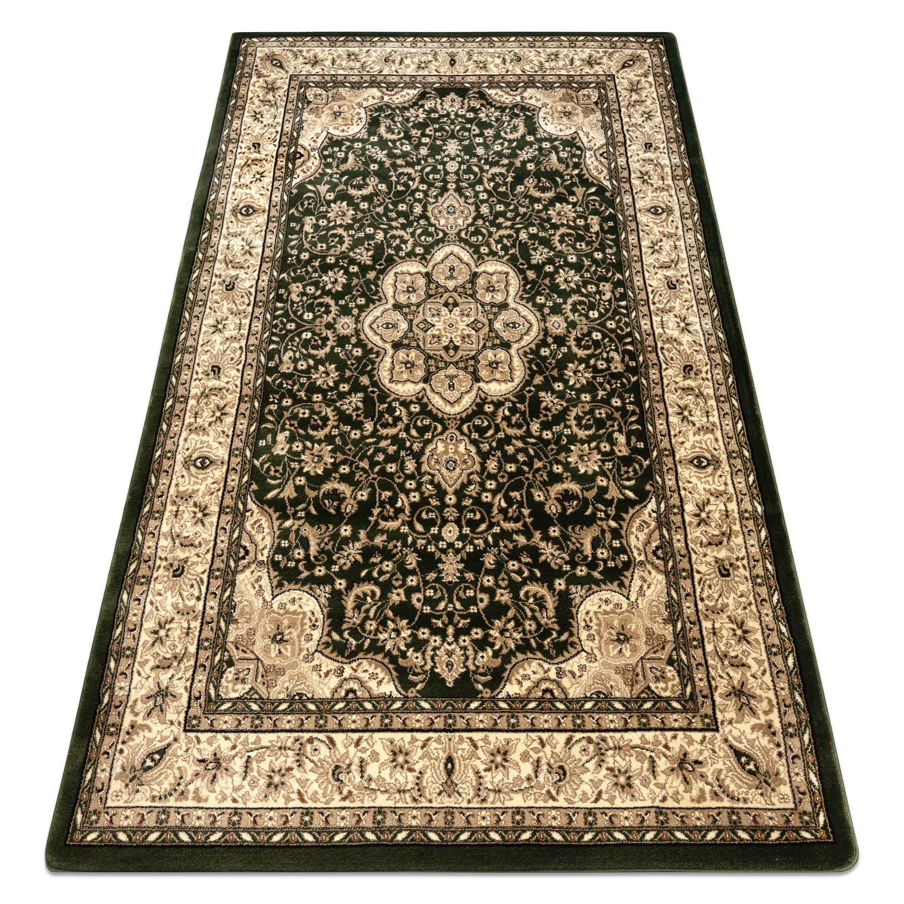 Dywan ROYAL AGY wzór 0521 ciemny zielony 100x200 cm