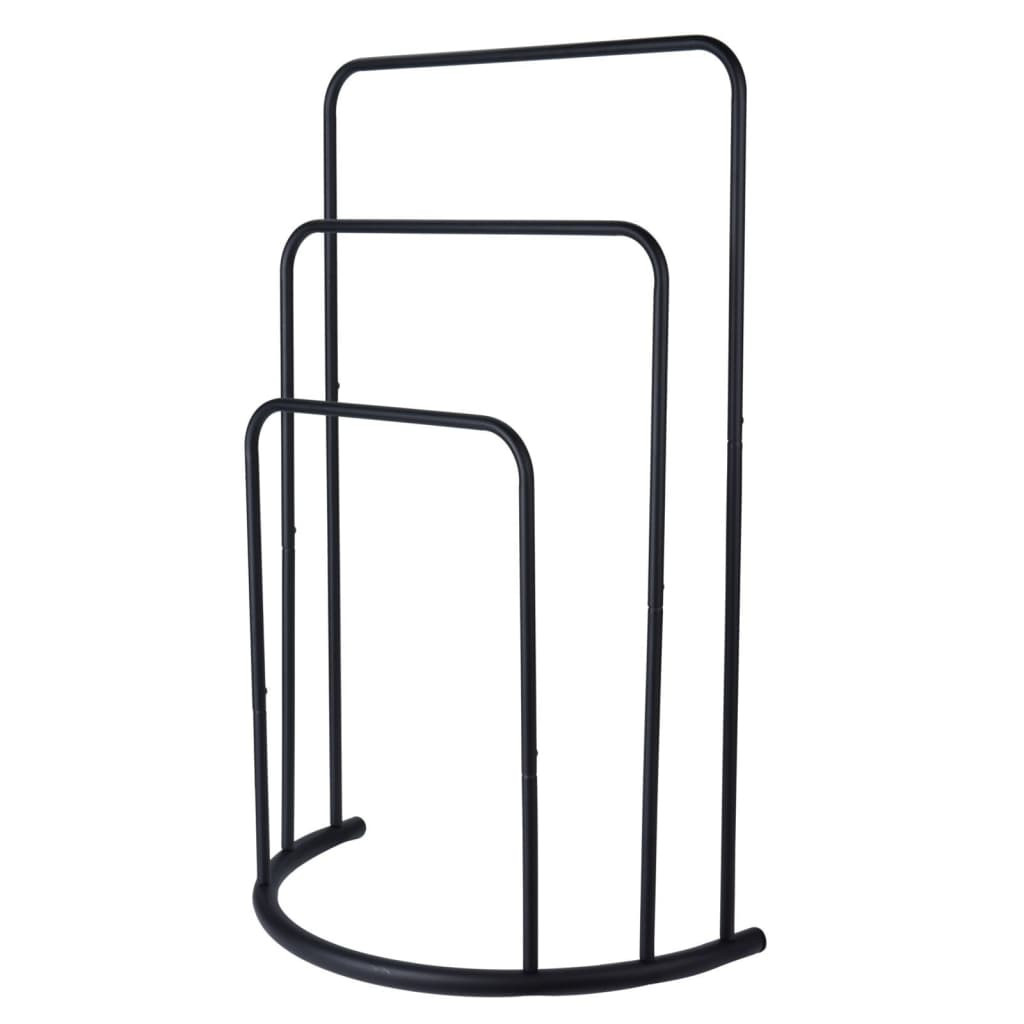 Bathroom Solutions Wieszak na ręcznik CzarnyMetal