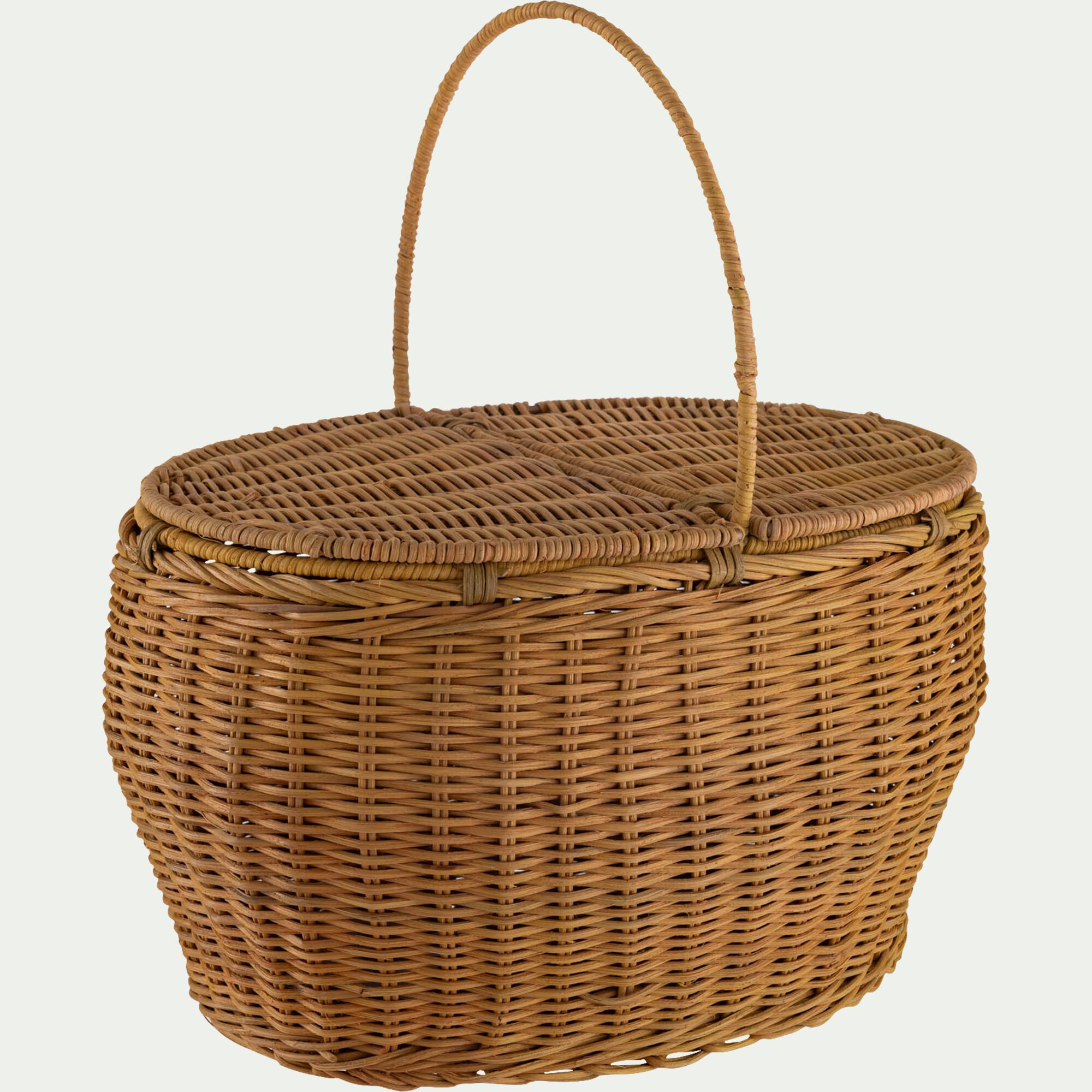 BARLIN - Panier pique-nique en rotin - naturel