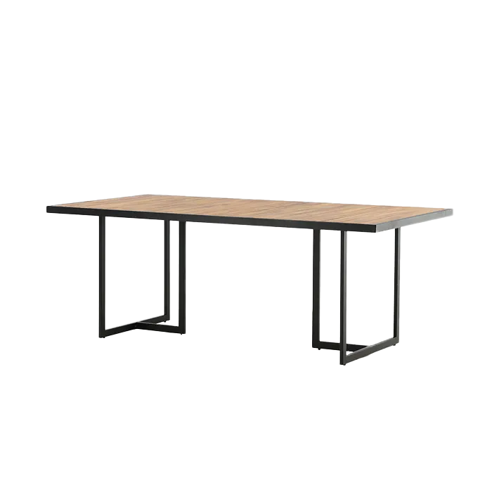 Nest outdoor Sverre houten tuintafel bruin - 200 x 100 cm