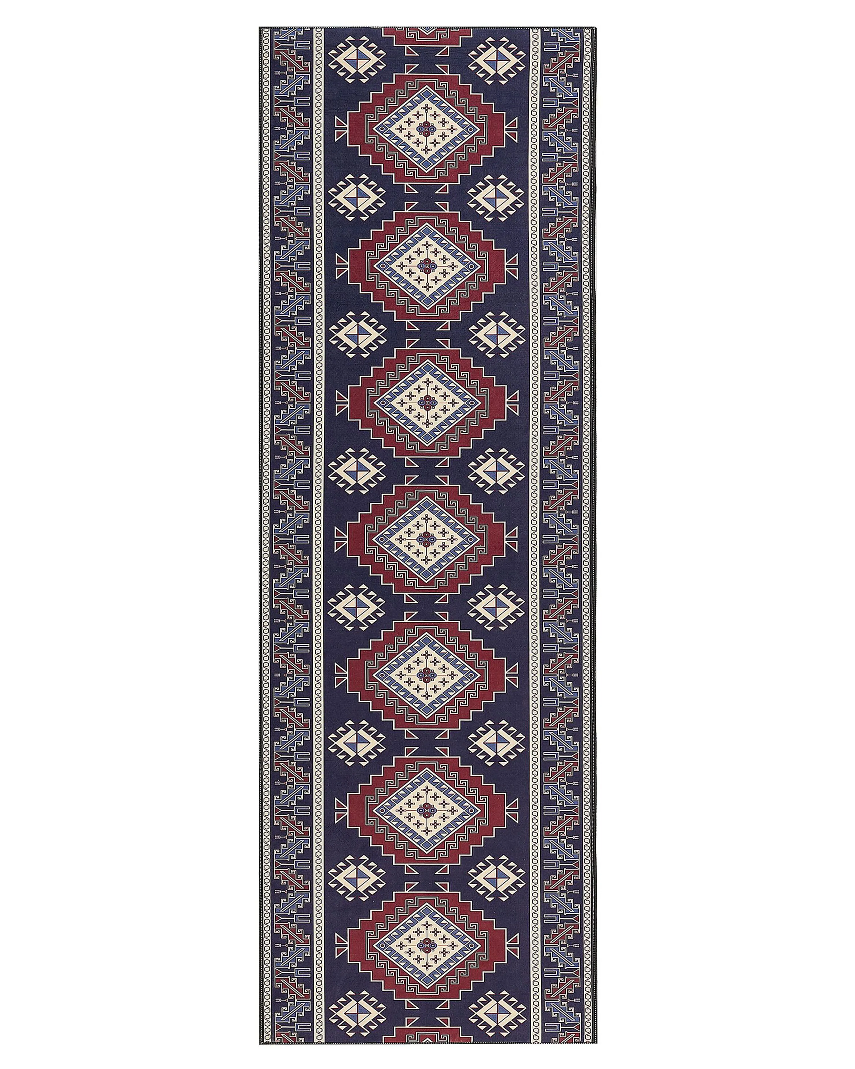 Rug KANGAL Dark Blue 60 x 200 cm