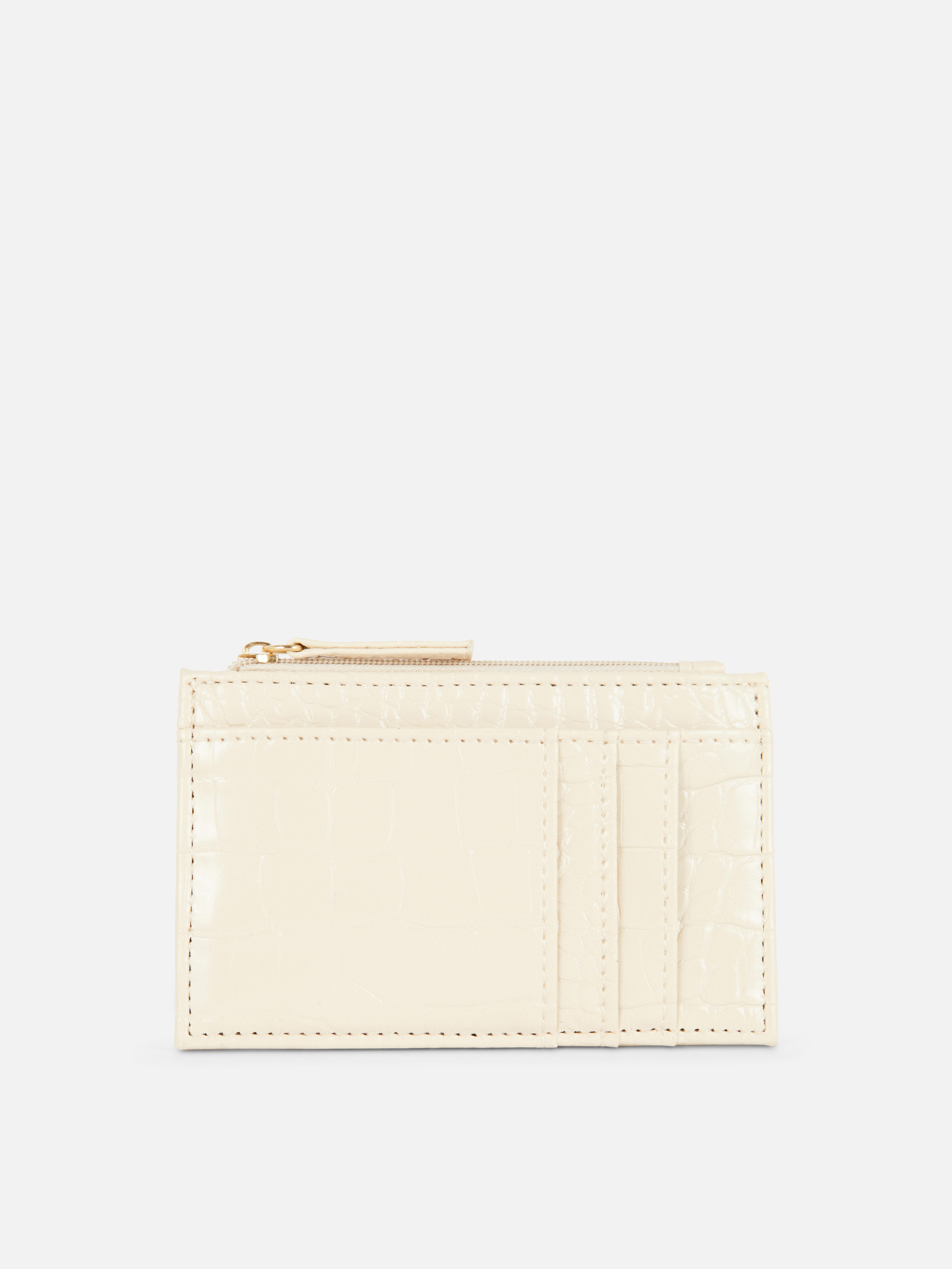 Faux Leather Card Holder