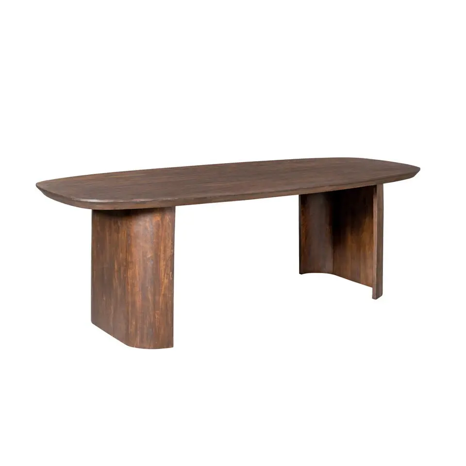 Eettafel Bruin Hout - 300x100x76cm - Mar&eacute;