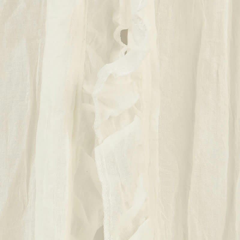 - Ciel de lit ivoire (155 cm)