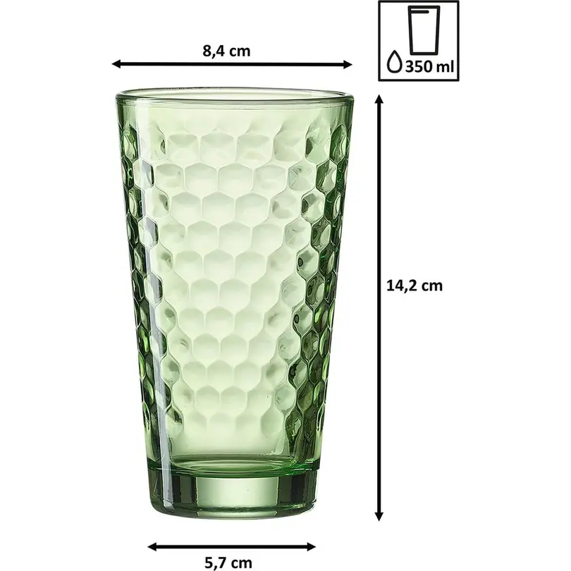 Longdrinkglas 6er-Set Favo