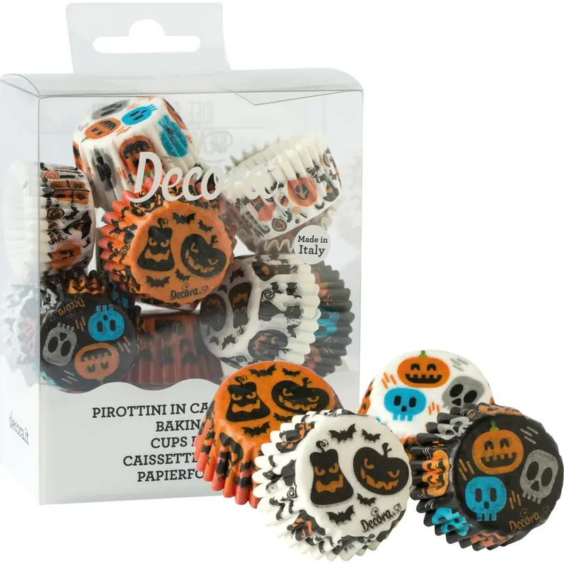 Papierförmchen 200er-Set Halloween