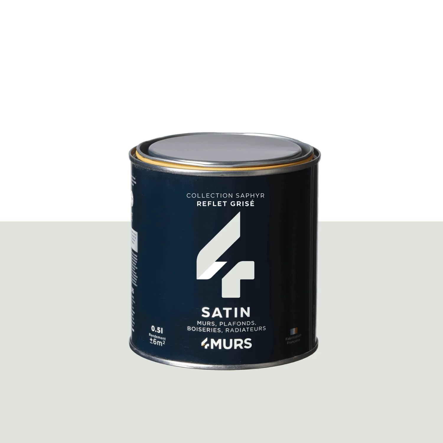 Saphyr Peinture Finition Peinture reflet grisé Satiné 0,5 L
