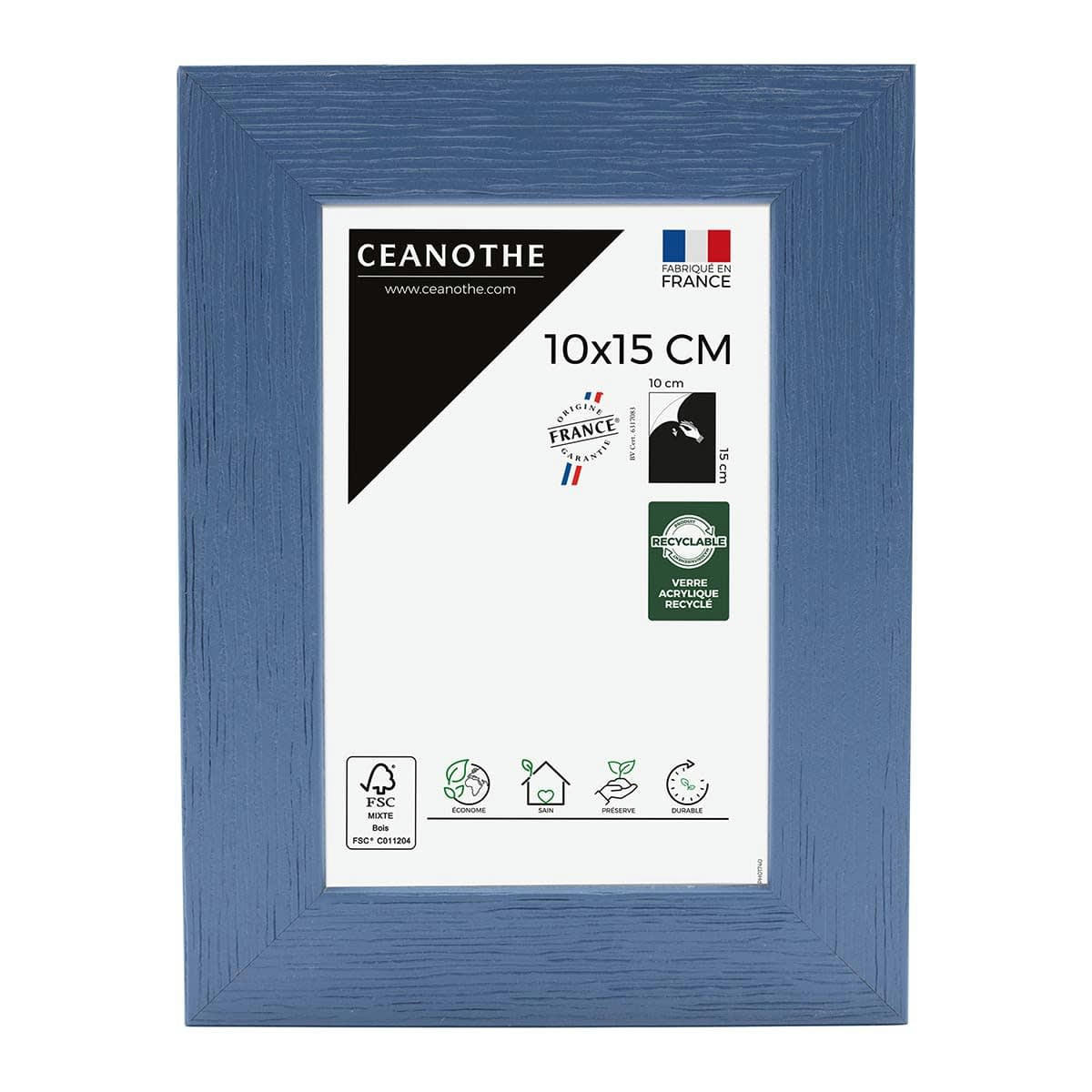 TUTTI FRUTTI - Cadre photo myrtille 10x15 cm bois reconstitué fsc