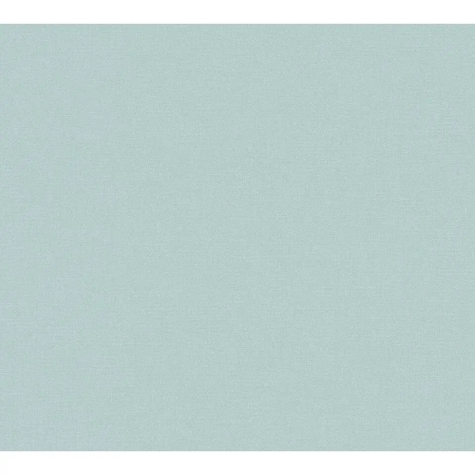 Livingwalls behang effen turquoise - 53 cm x 10.05 m