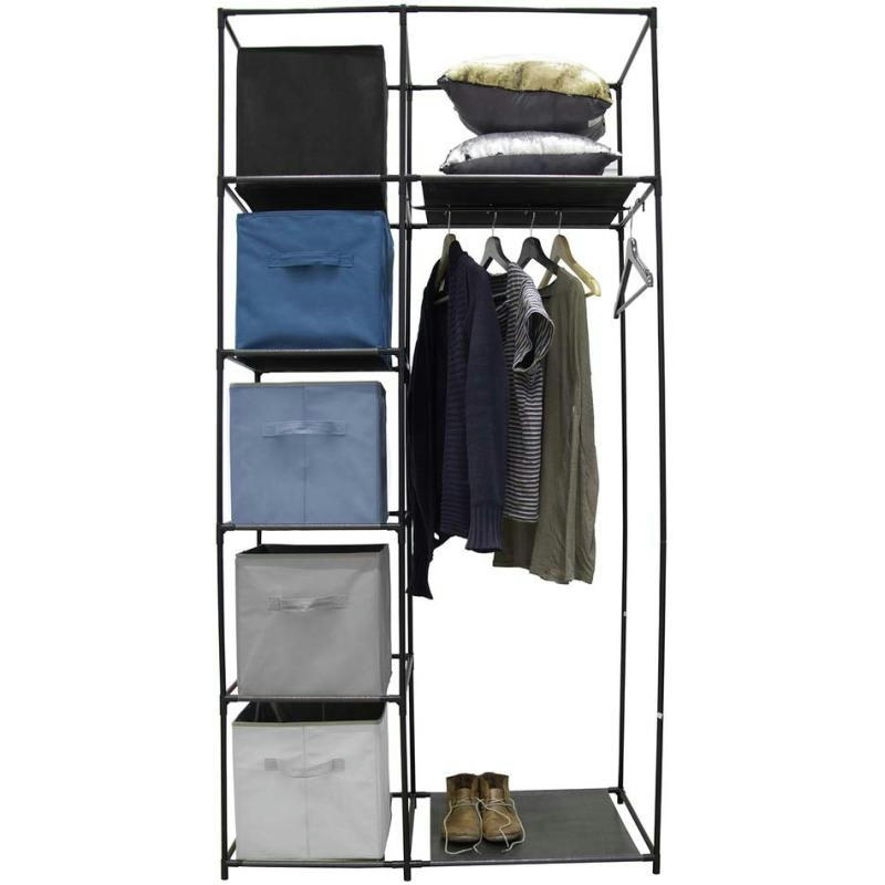 - Structure armoire 5 cases et 1 penderie