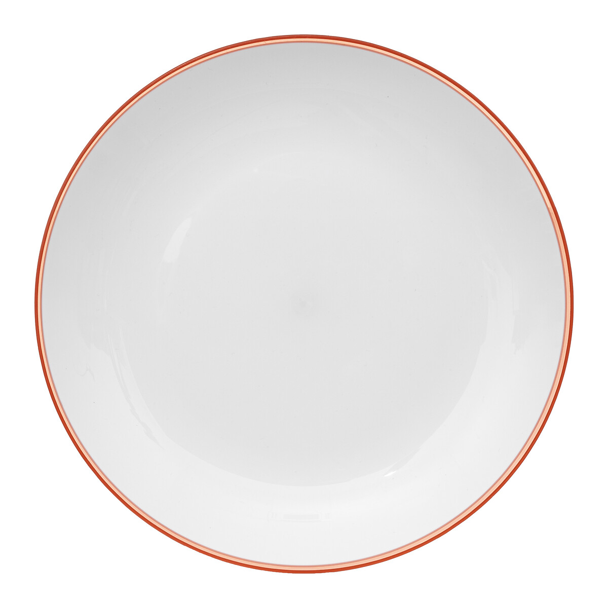 Prato raso SQUARE rosa 25cm