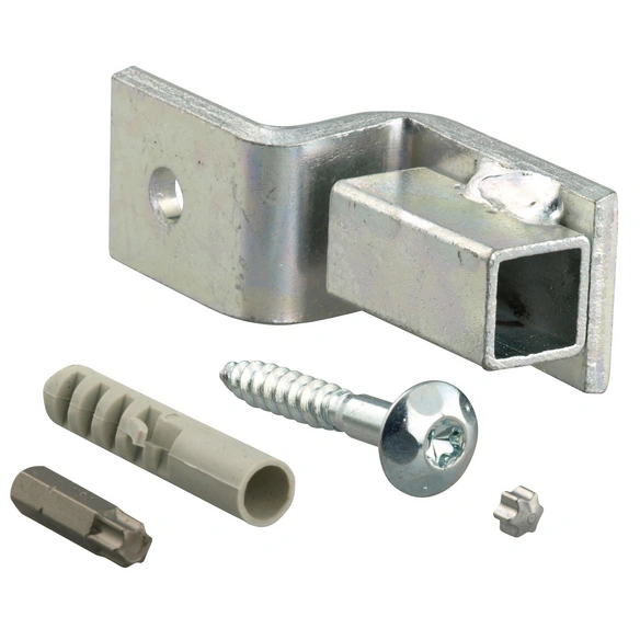 Wandbefestigungs-Set, galvanisch verzinkt, LxBxH: 90x30x30 mm