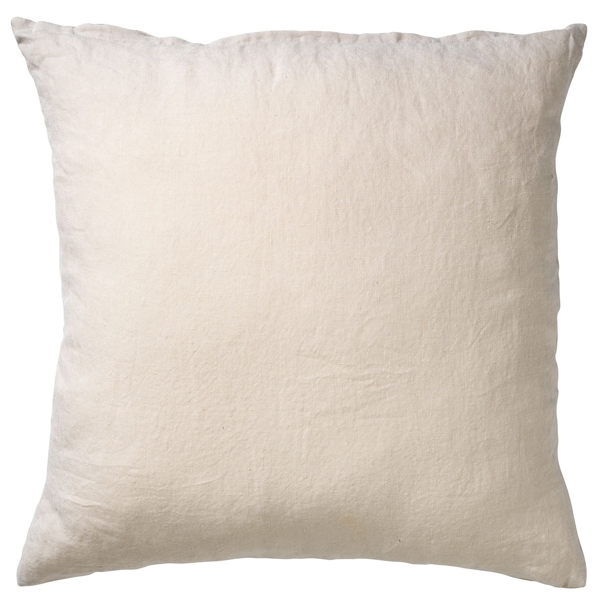 LINN - Kussenhoes 45x45 cm - 100% linnen - effen kleur - Pumice Stone - beige