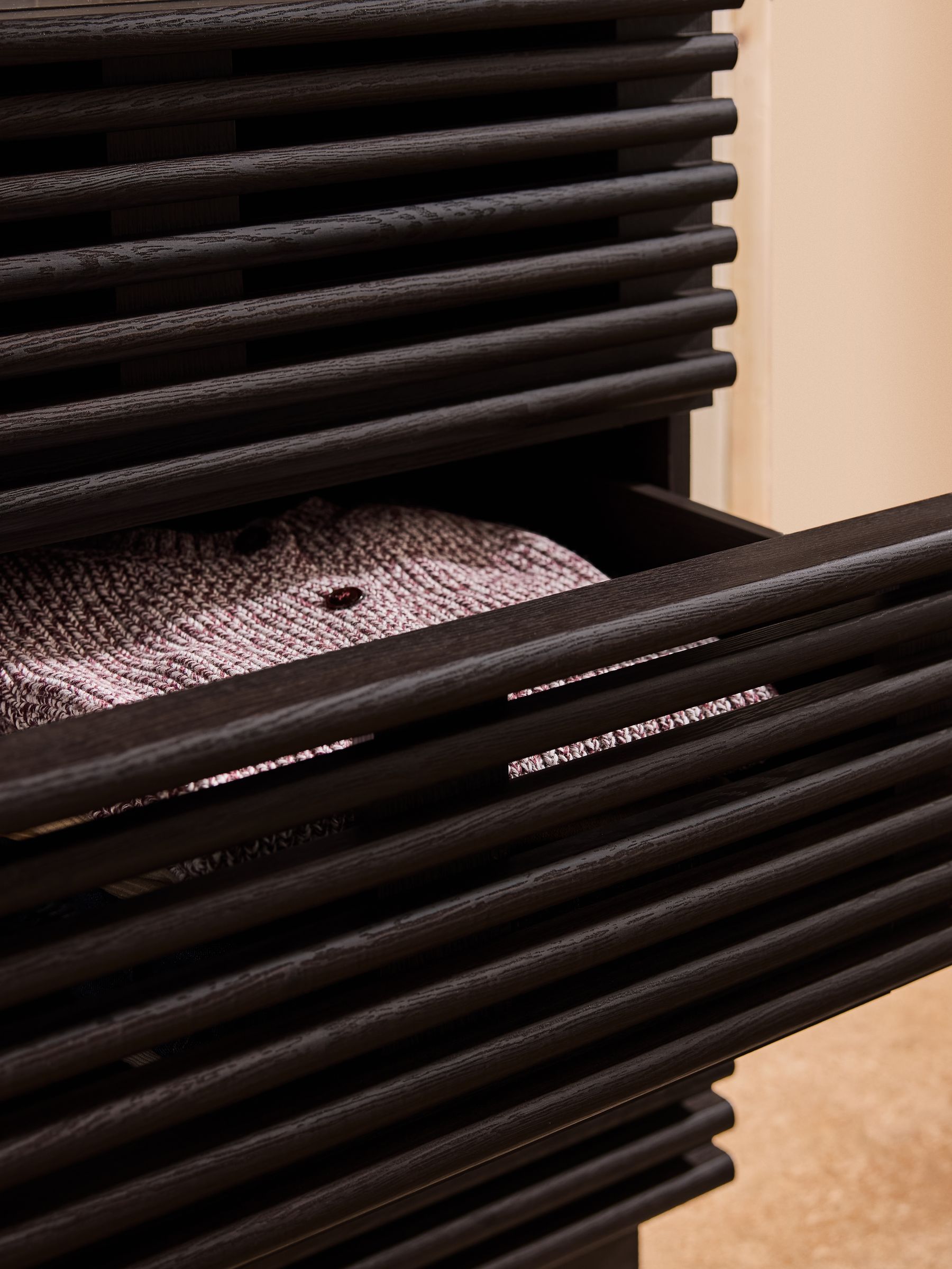 Tulma 6 Drawer Chest in Dark Wood Effect